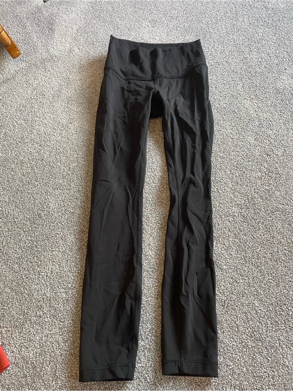 lululemon athletica Black Performance Leggings with Logo Dot